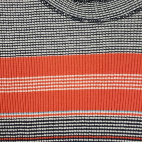 Free People Women's XS Donnas Super Stretch Layering Tee Ribbed Stripe Mock Neck - Picture 3 of 10